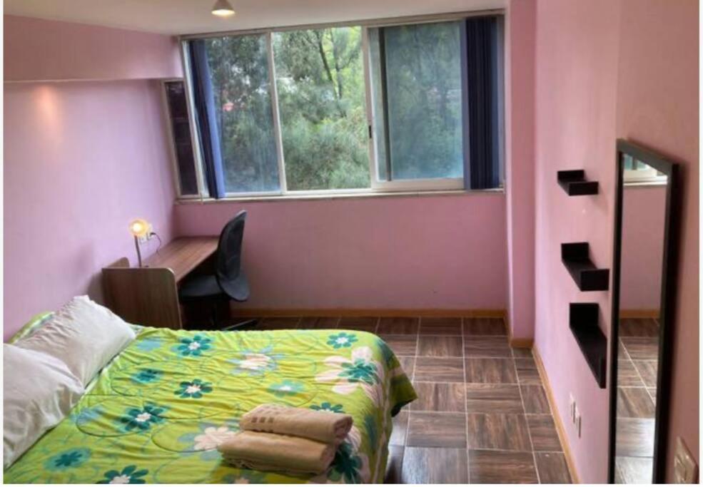 Depto Equipado, A Min Del Centro Historico, Cdmx. Apartment Mexico City Luaran gambar